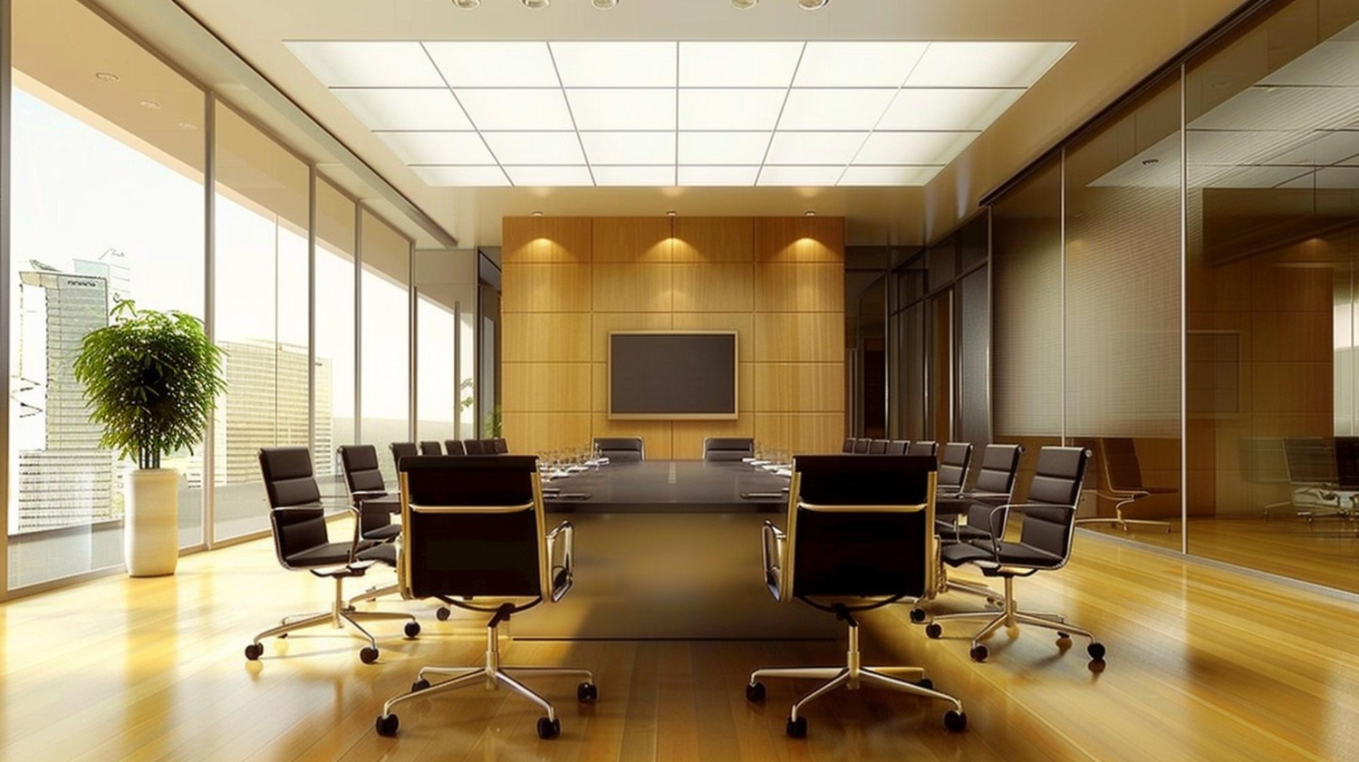 Corporate team in strategic business meeting